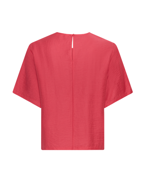 MSCH Disa 2/4 Top, Kort ærme, Rose Rød